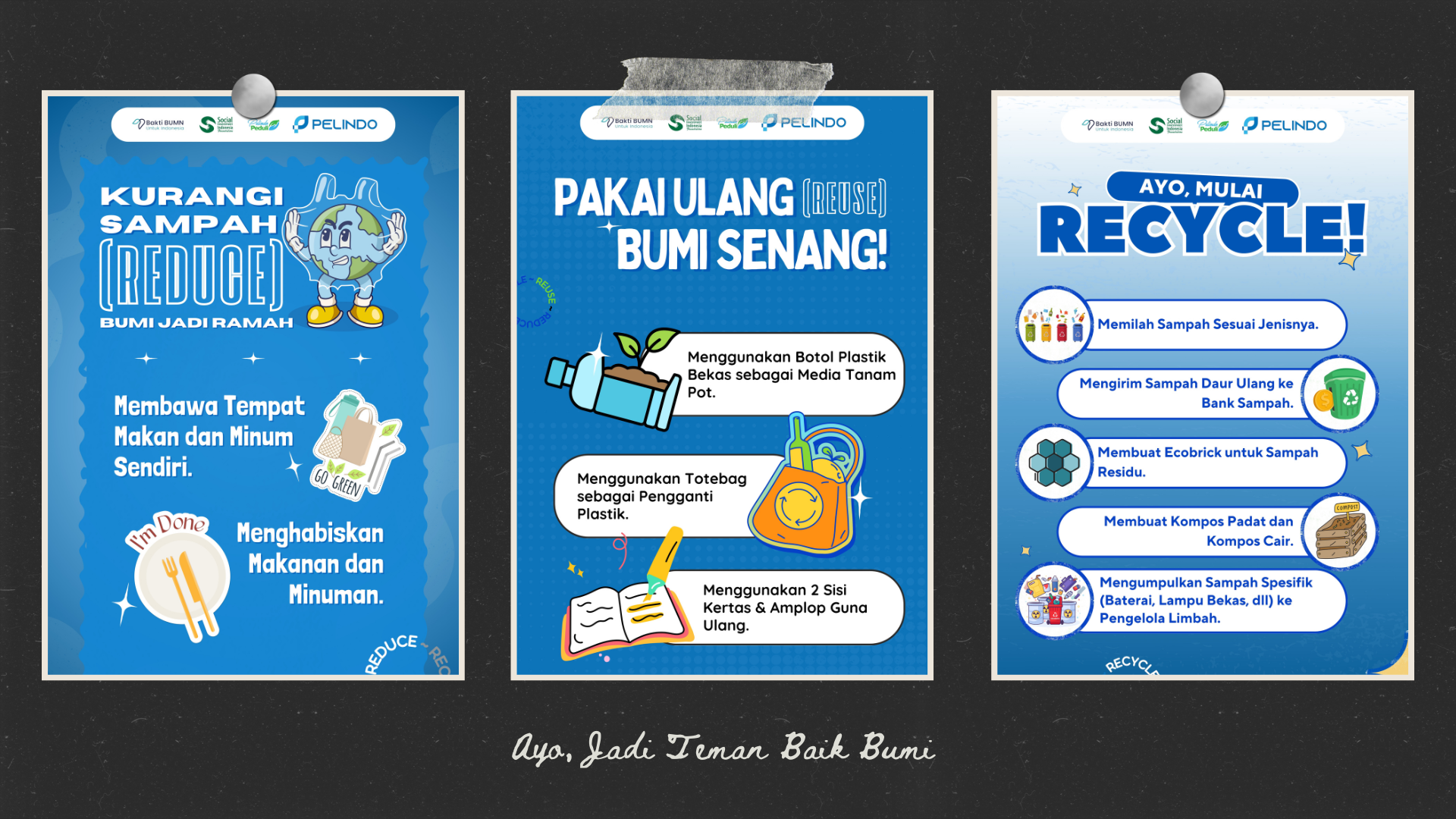 Gambar 3R (Reduce, Reuse, Recycle)