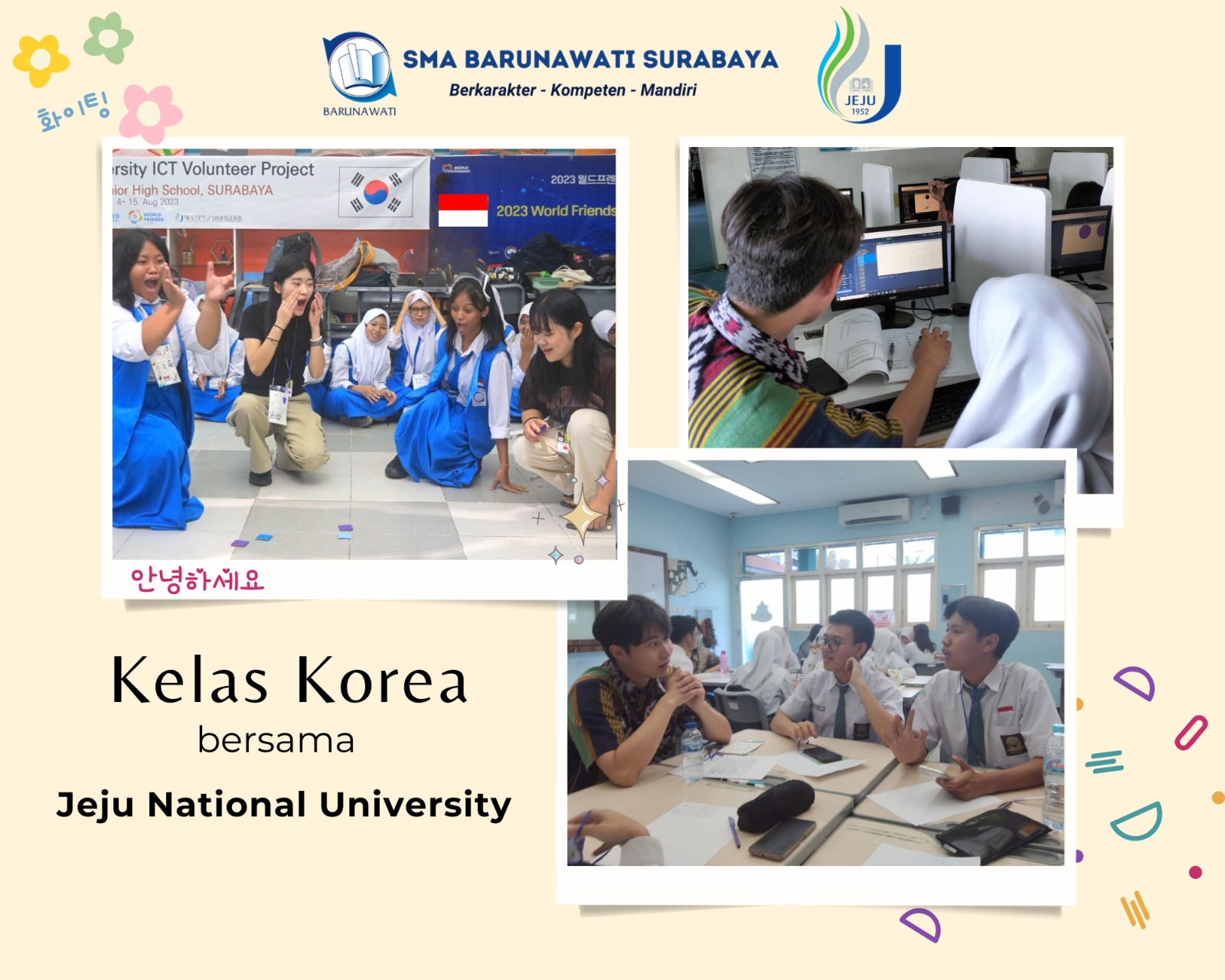 Program Kelas Korea bersama Jeju National University